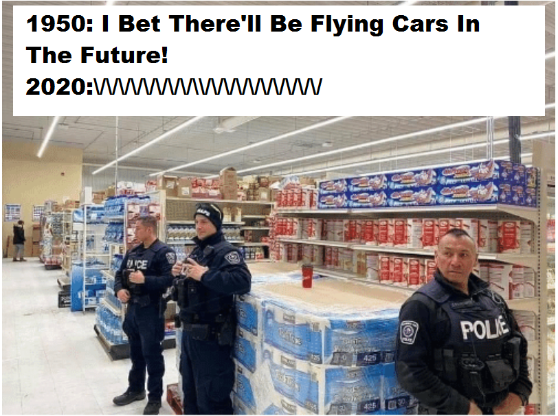 1950 Flying Cars 2020 Guarding The TP